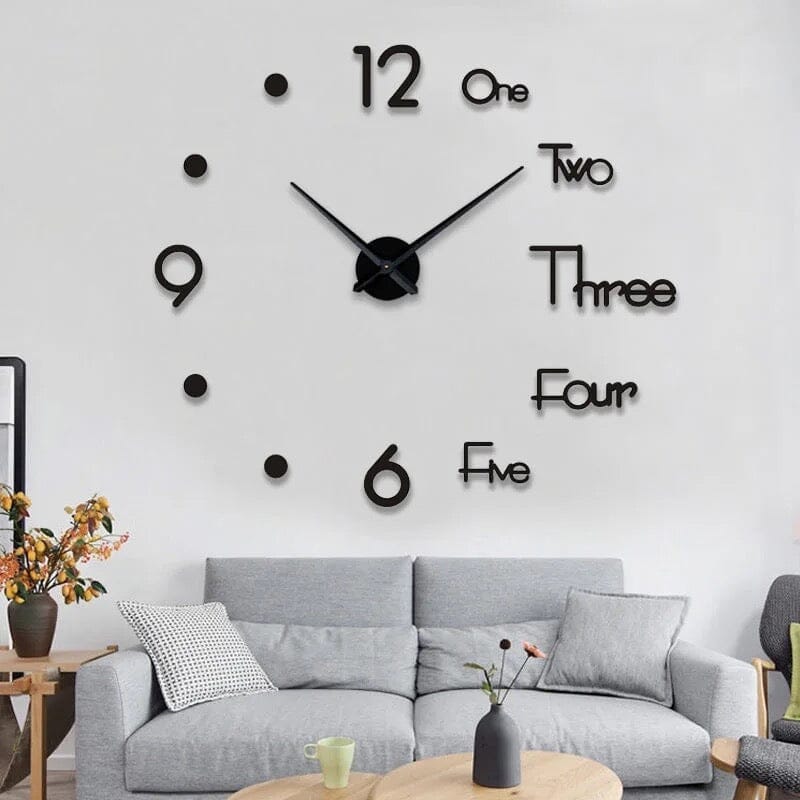 Dotted 3D Decorative Wall Clock