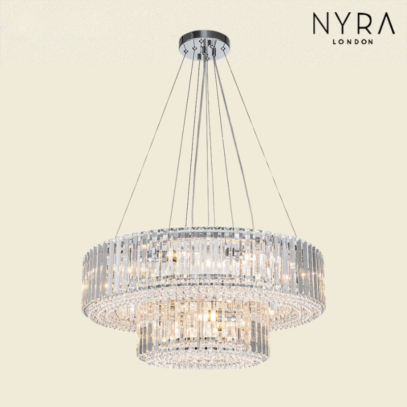 Crystal Vista Modern Chandelier