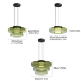 Scandinavian Vintage Style Glass Chandelier