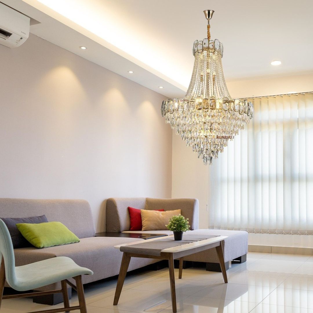 Mirova Modern Crystal Chandelier