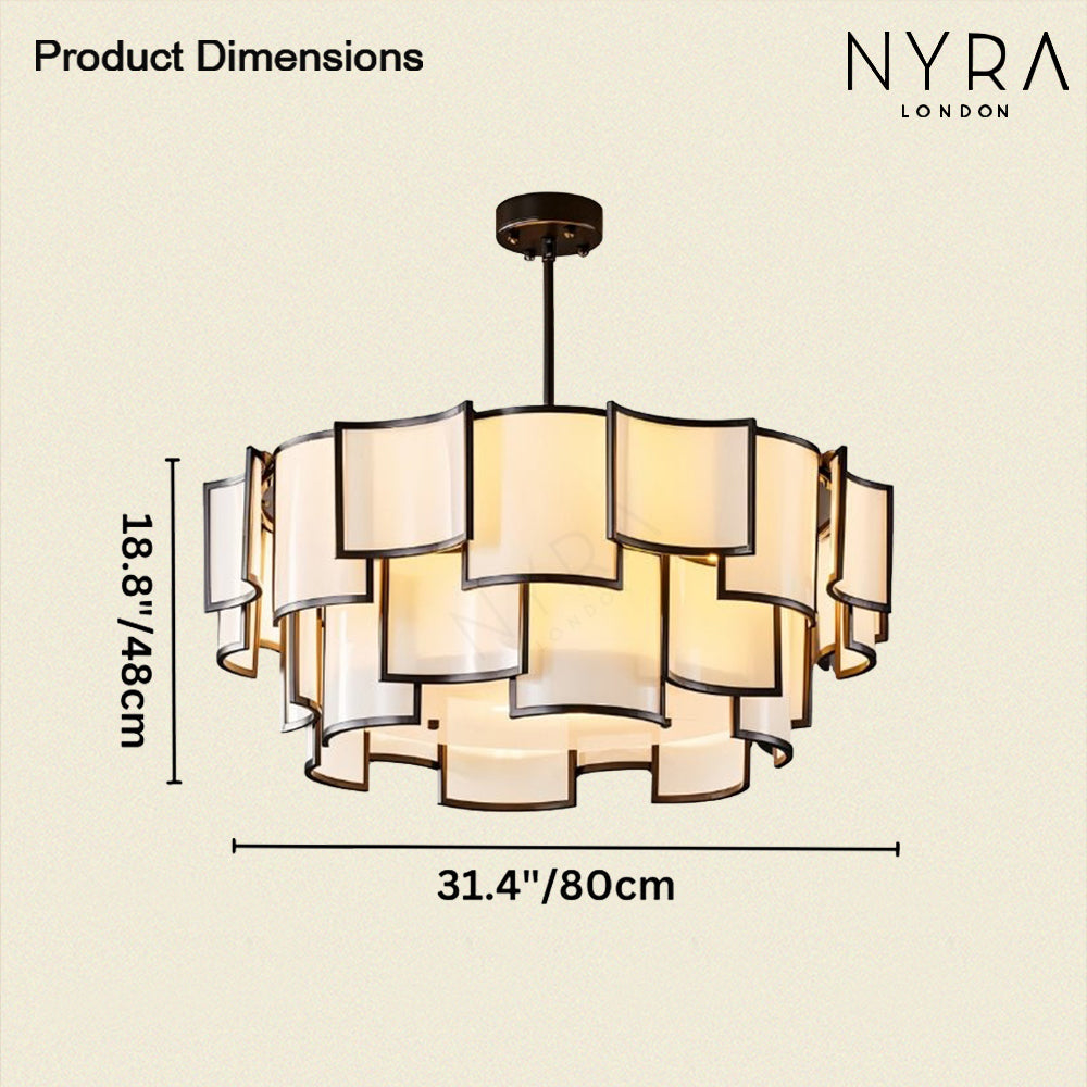 Nyra Glass Chandelier