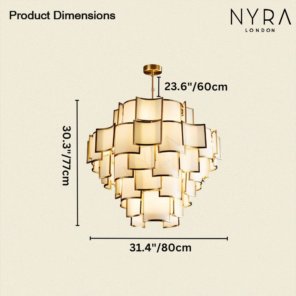 Nyra Glass Chandelier