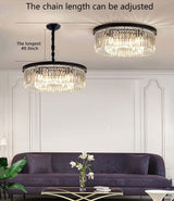American K9 Crystal  Black Pendant Light