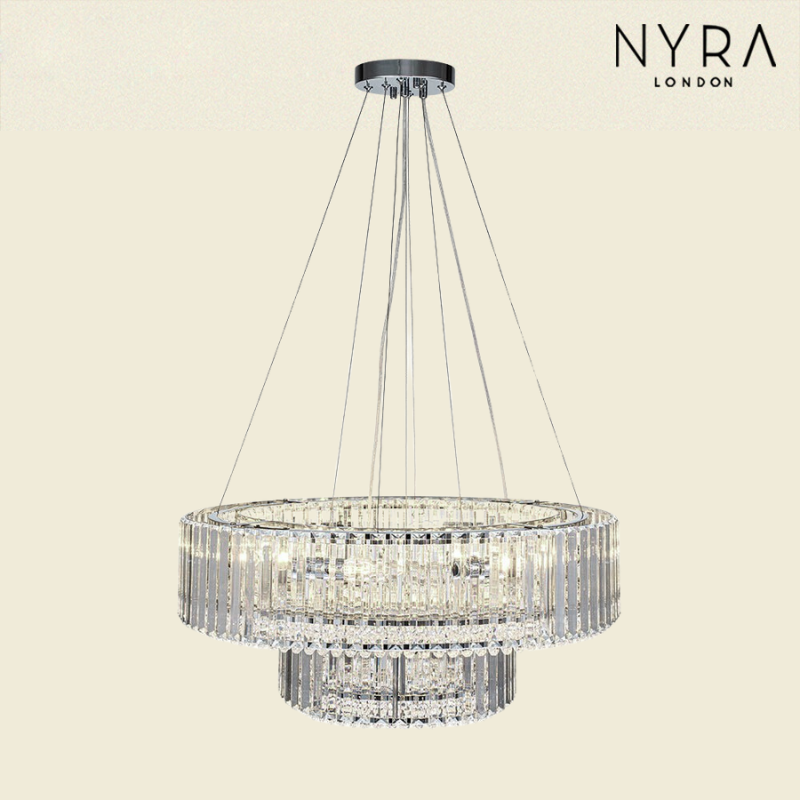Crystal Vista Modern Chandelier