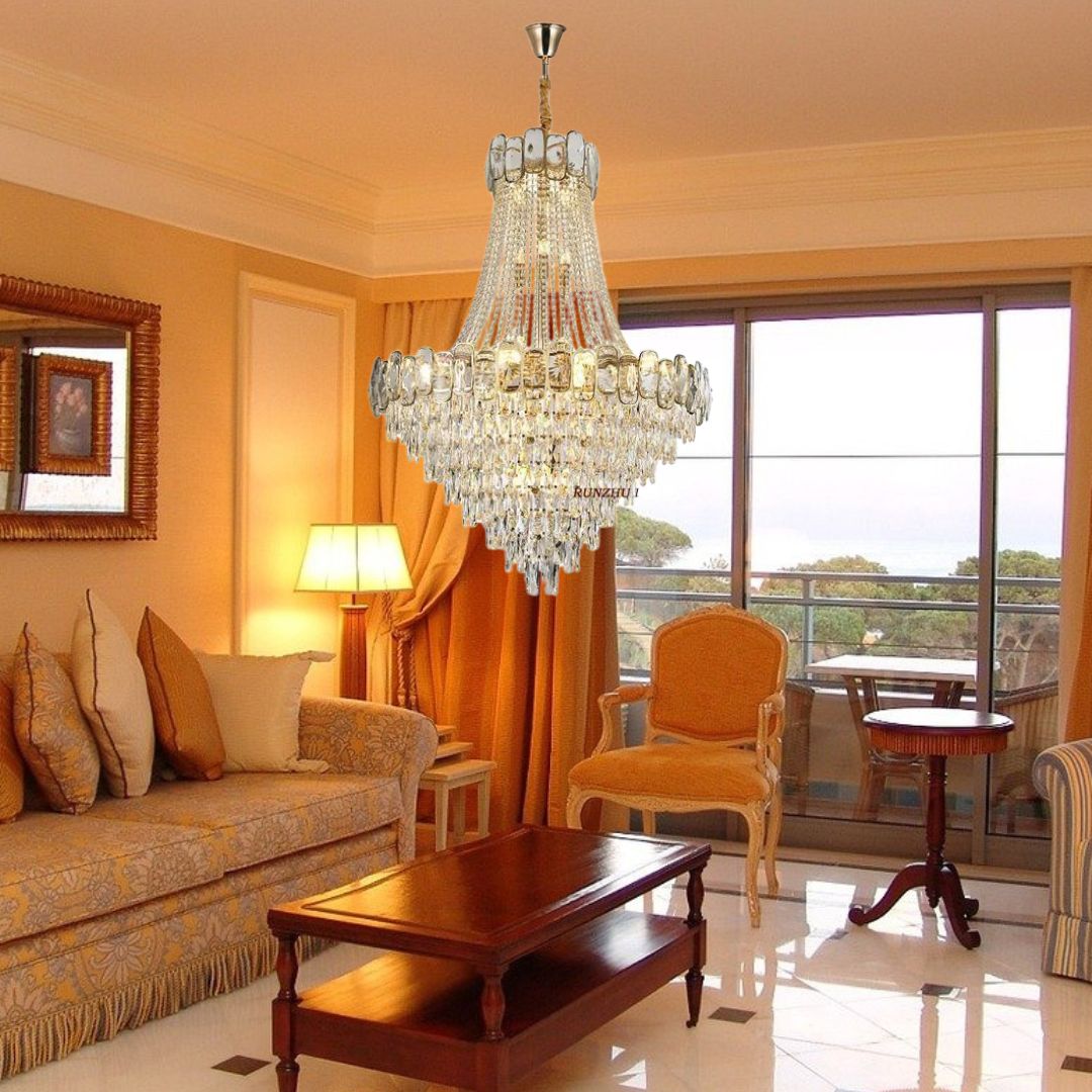 Mirova Modern Crystal Chandelier