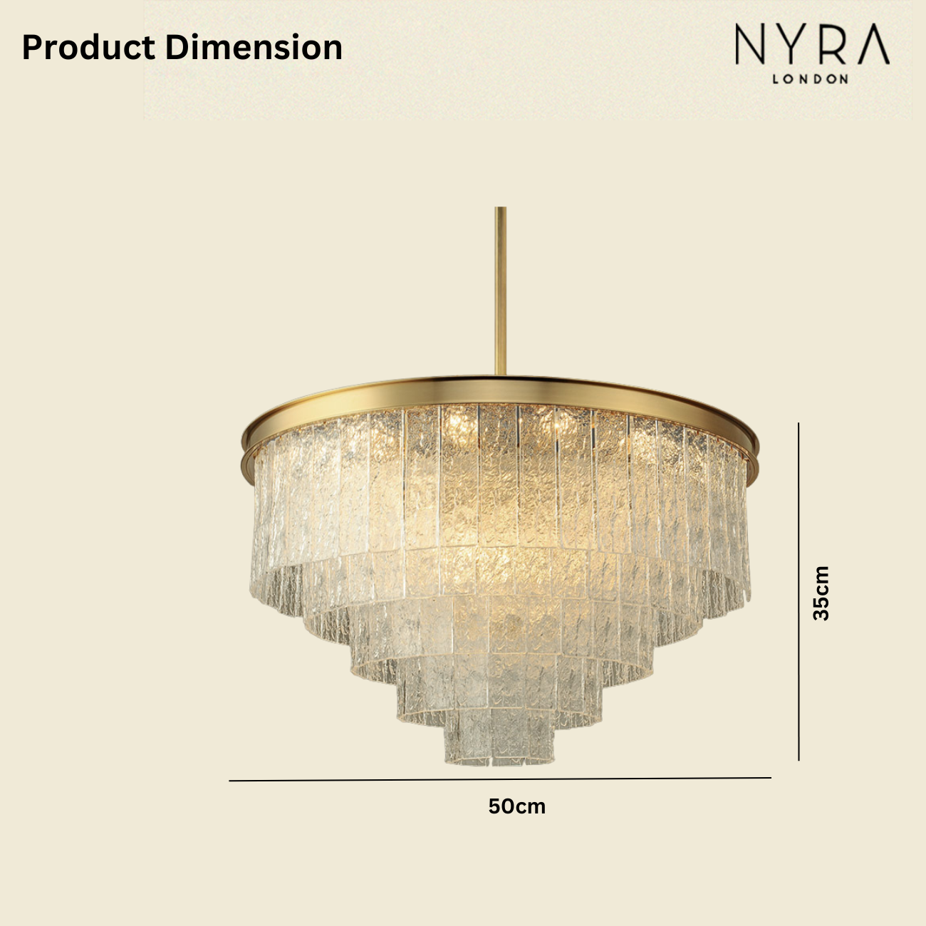 Belmont Glass Chandelier collection