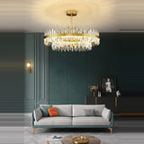Crystal Amani Semi Flush Pendant