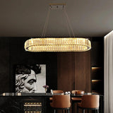 Tommy Crystal Oval Chandelier
