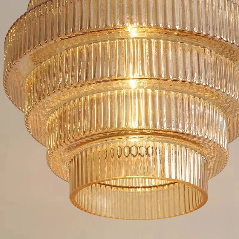 Gilded Layers Nordic Chandelier