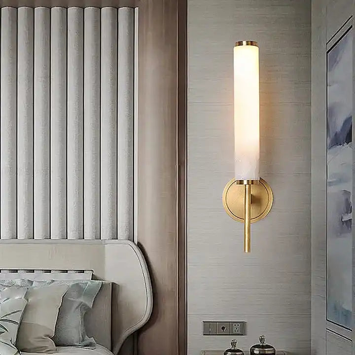 Alistair marble wall light set of two