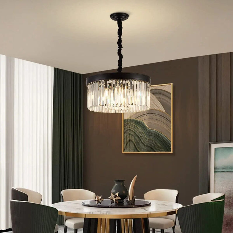 American K9 Crystal  Black Pendant Light