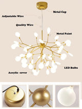 Modern LED Firefly Chandelier Lighting Pendant