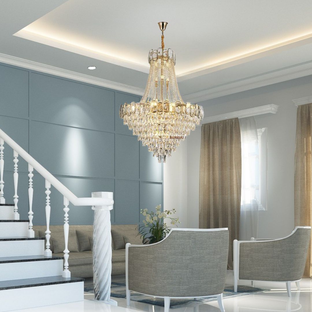 Mirova Modern Crystal Chandelier