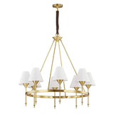 Linen Multiple Head Chandeliers