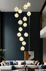 Glass Ball Ashante Chandelier