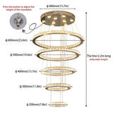 Sierra K9 Crystal Ring Pendant Light