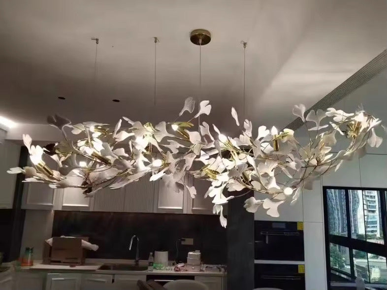 Ginkgo Leaf Chandelier