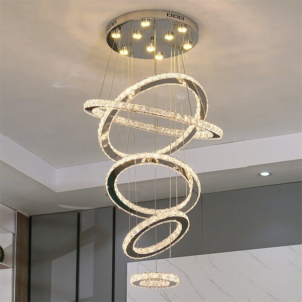 Sierra K9 Crystal Ring Pendant Light