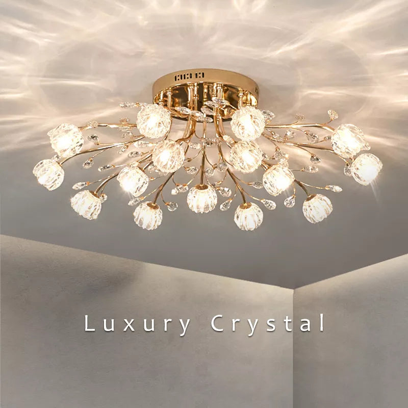 Croydon Modern LED Crystal Ceiling Lights