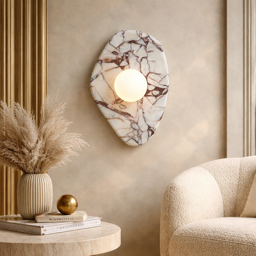 Alora Marble Wall Lamp