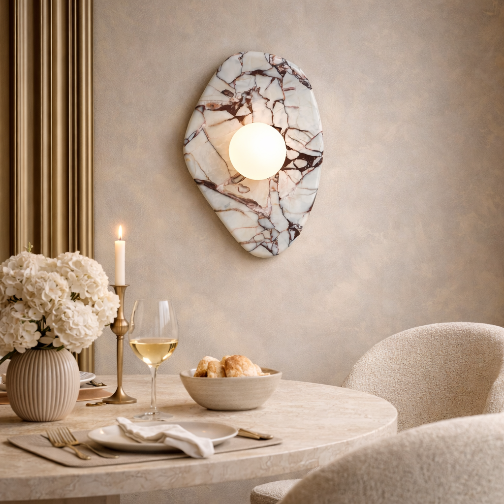 Alora Marble Wall Lamp