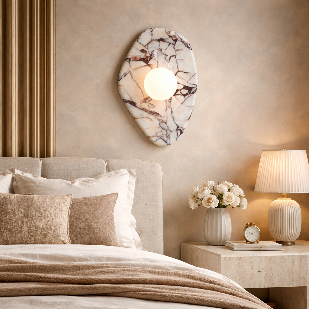 Alora Marble Wall Lamp