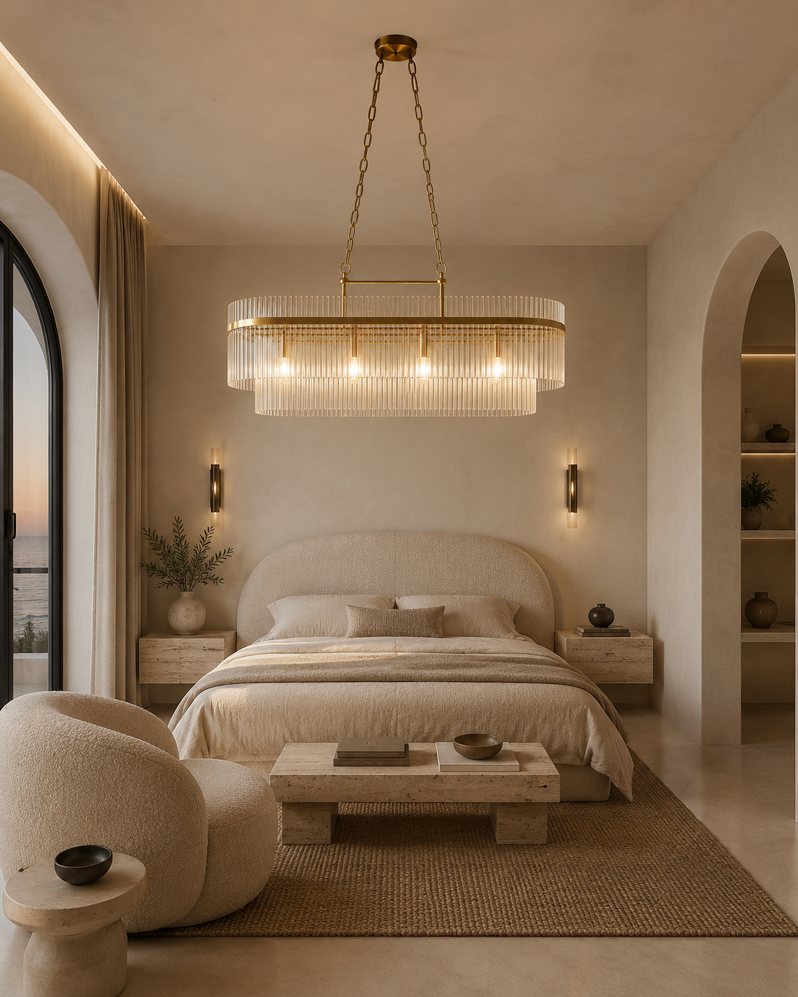 Astralis Rectangular Tube Chandelier