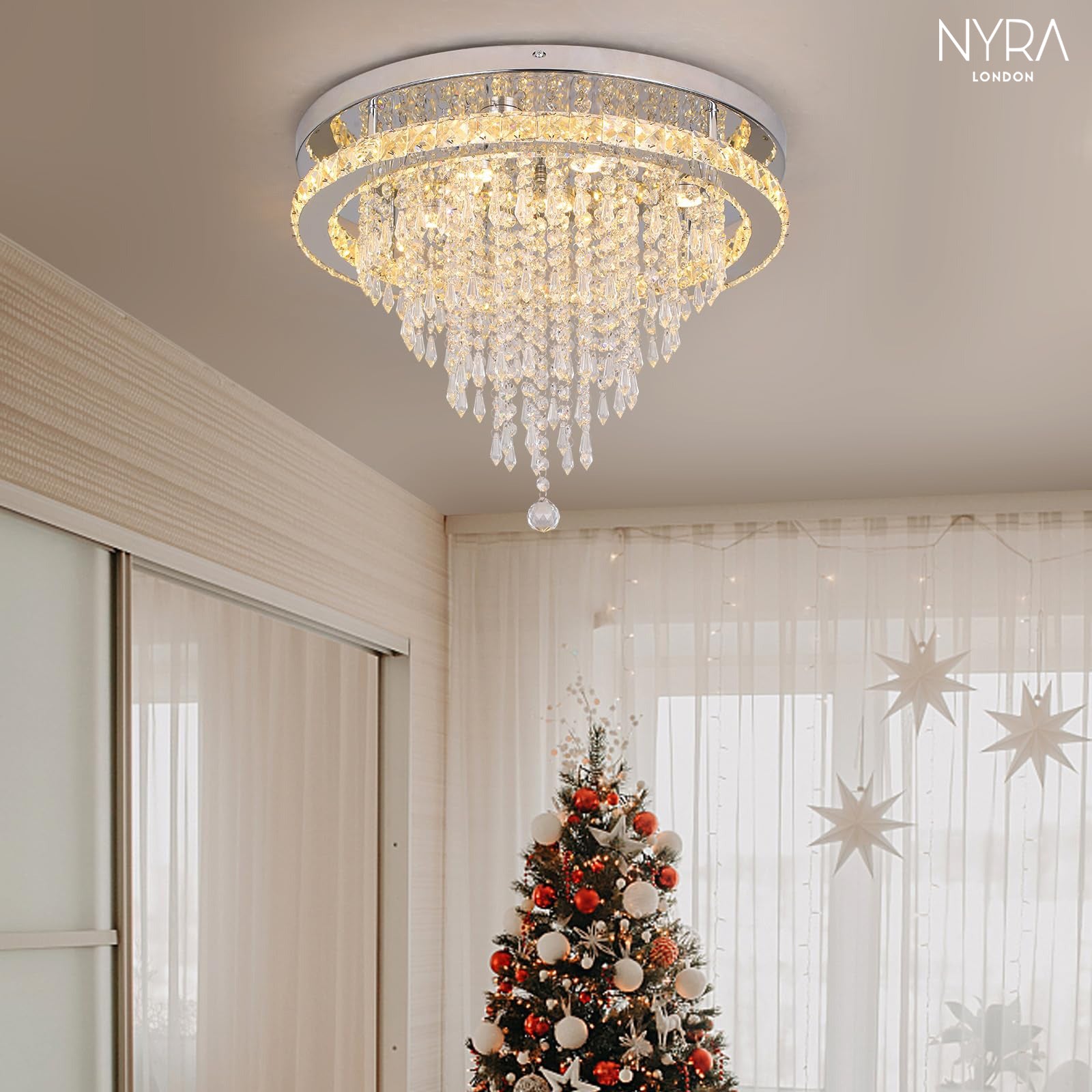 Ava Crystal LED Chandelier