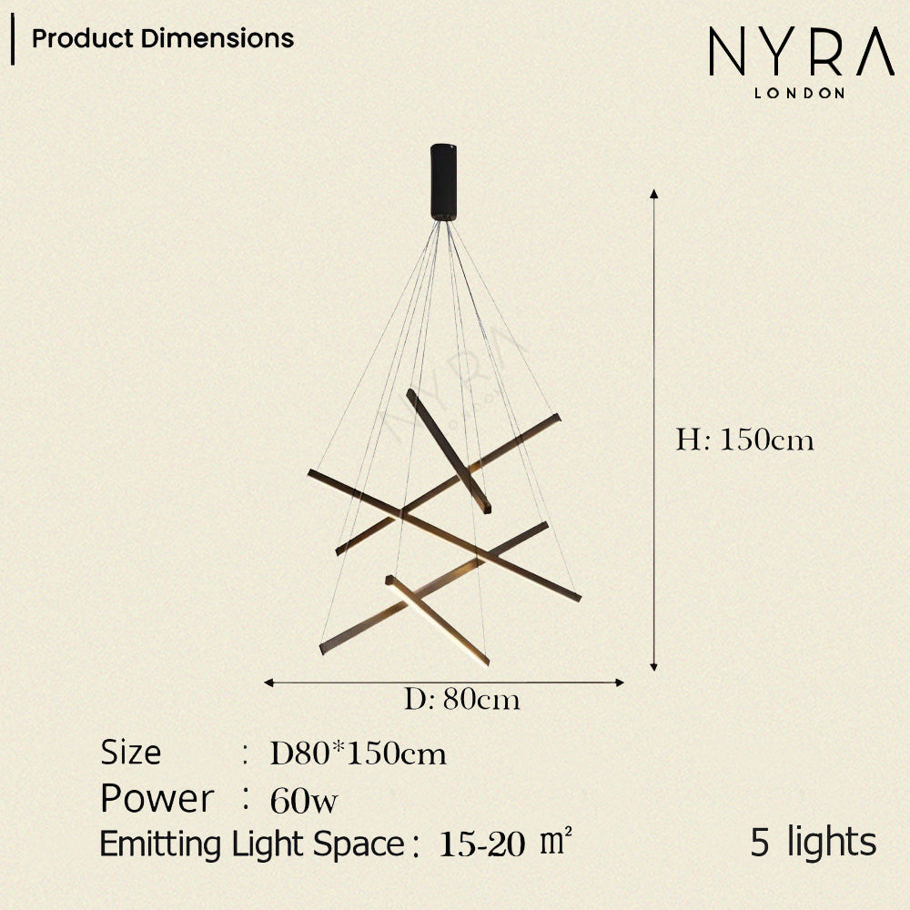 Bespoke quote Modern duplex 5 lights