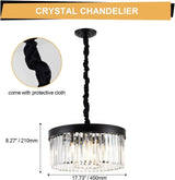 American K9 Crystal  Black Pendant Light