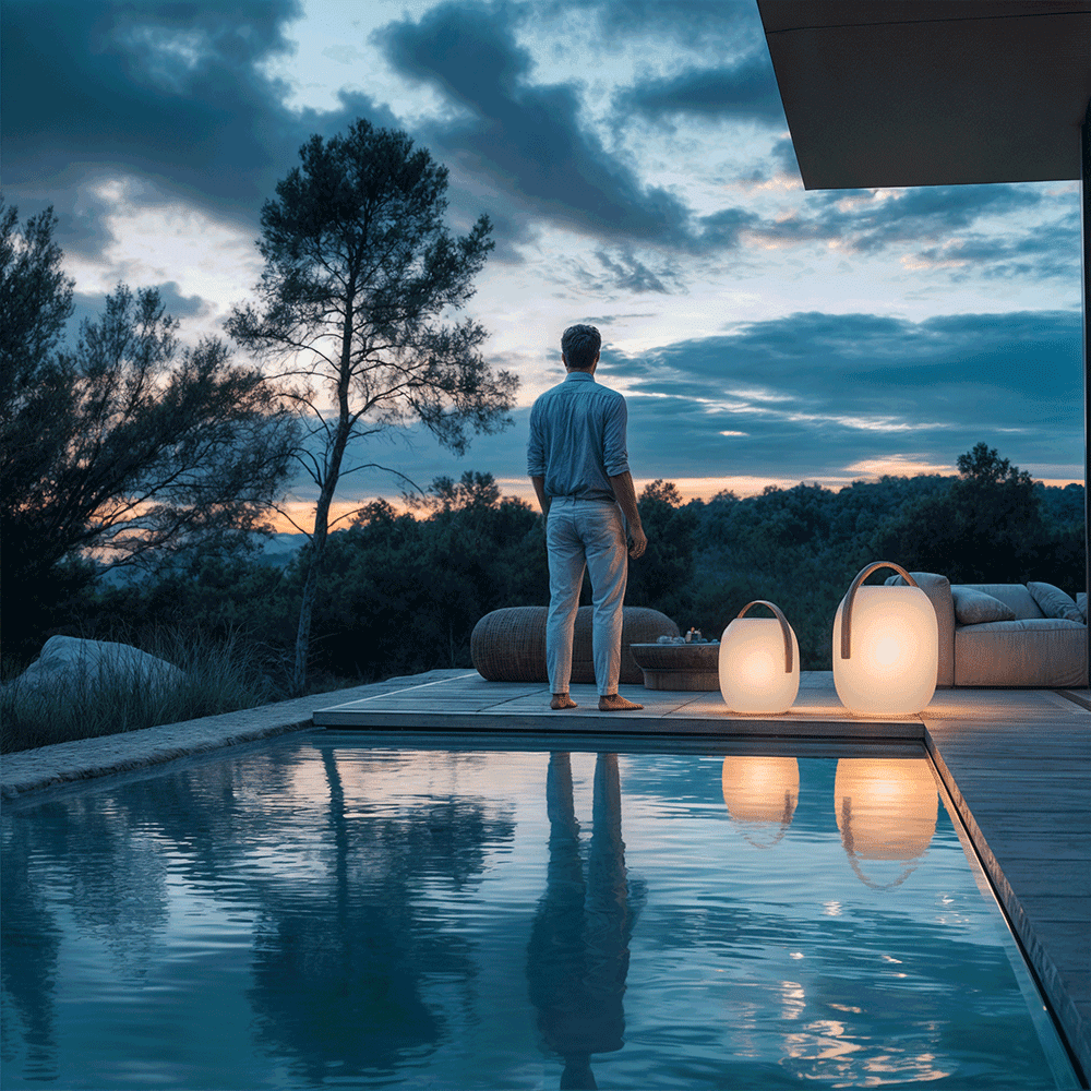 Bubble Led Outdoor lanterns