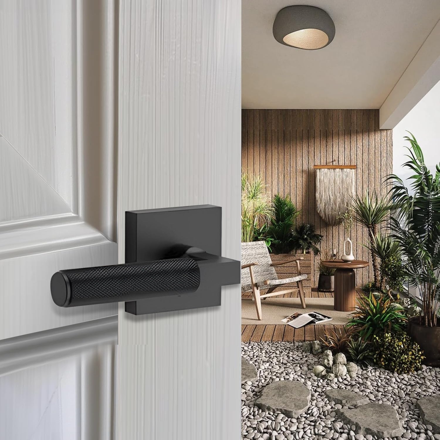 Reversible l Door Handle