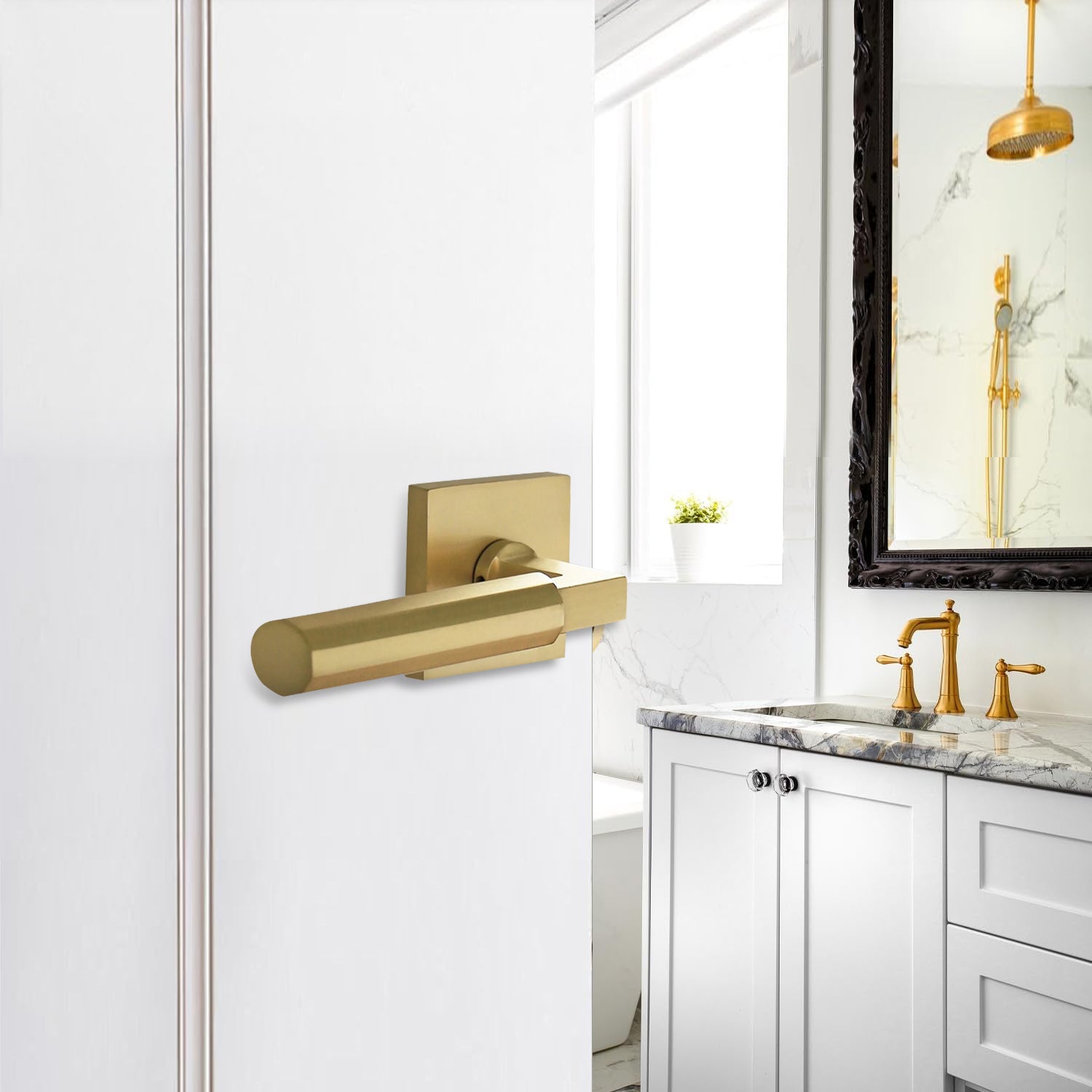 Reversible l Door Handle