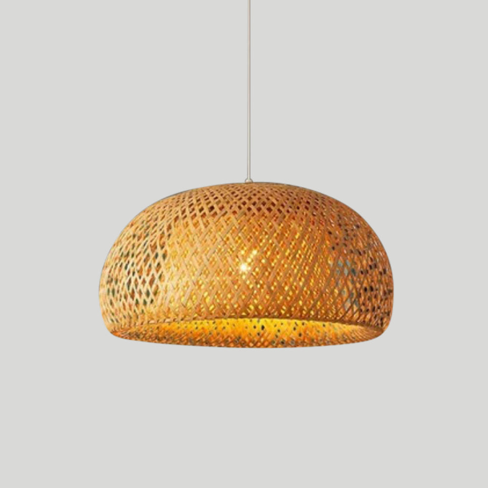 Bamboo basket Lampshade