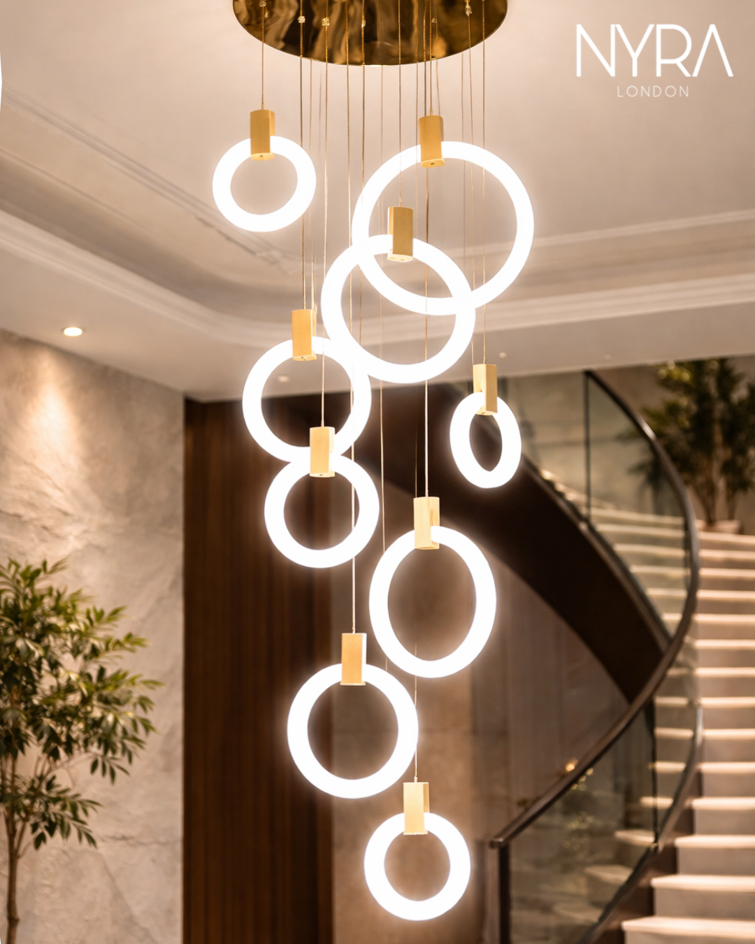 Bella Glass Ball Chandelier