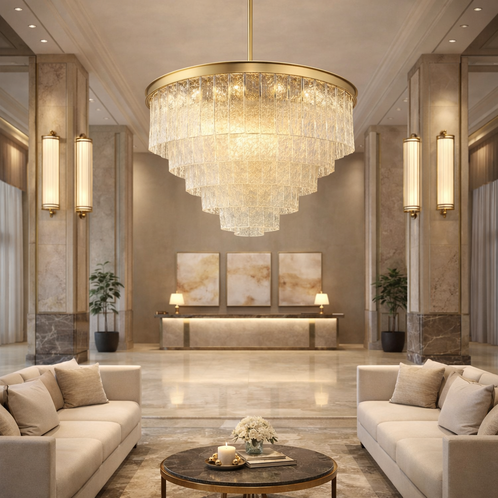Belmont Glass Chandelier collection