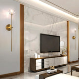 Ebony European Copper Crystal Wall Lights