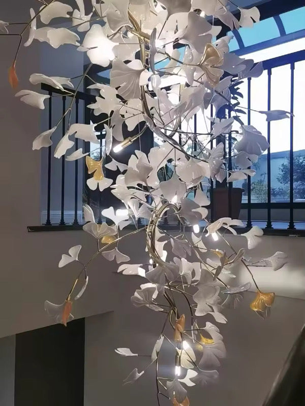 Ginkgo Leaf Chandelier