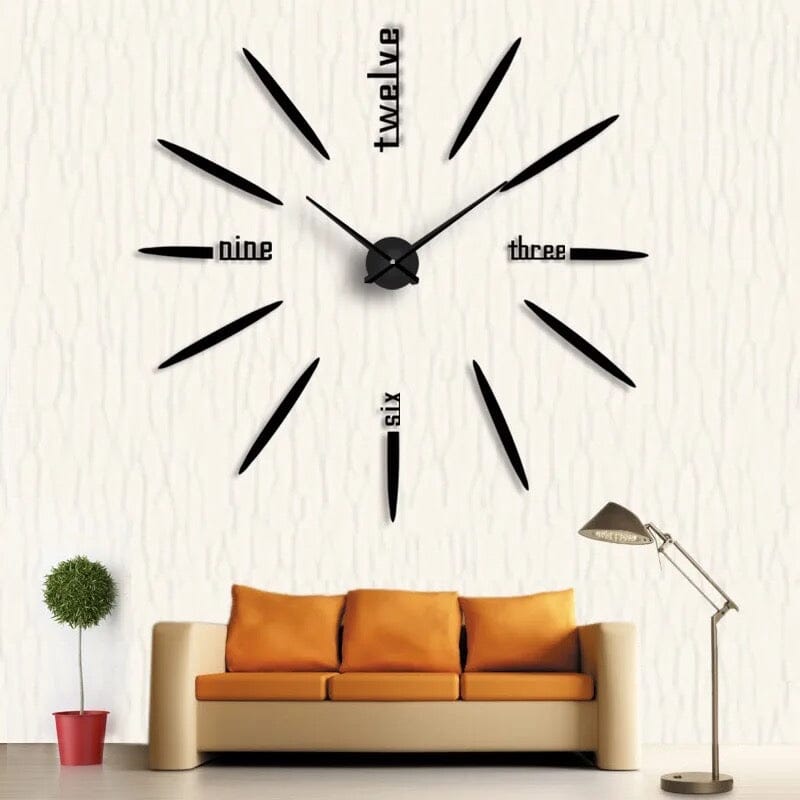 Minimal 3D Decorative Wall Clock