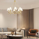 Linen Multiple Head Chandeliers