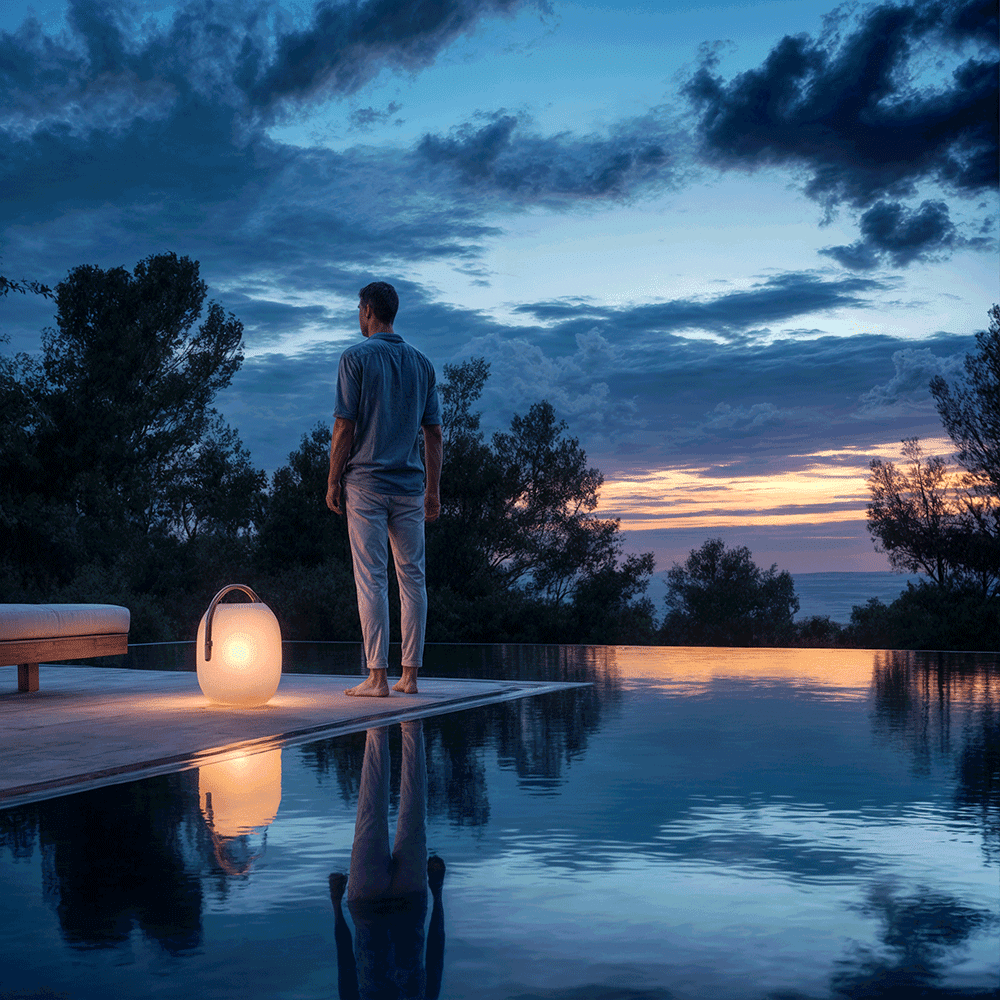 Bubble Led Outdoor lanterns