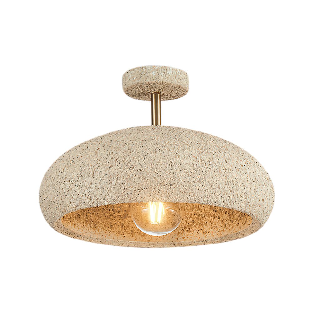 Speckled Stone Halo Ceiling Light