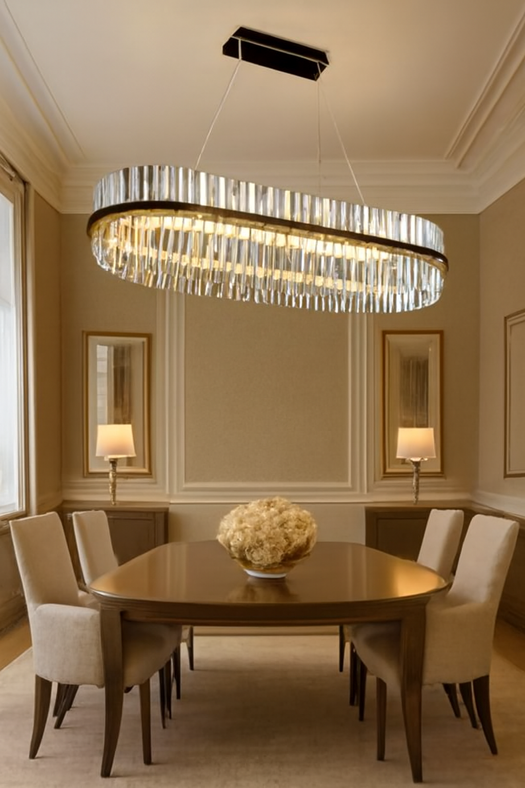 Oryx Rectangle Crystal Chandeliers