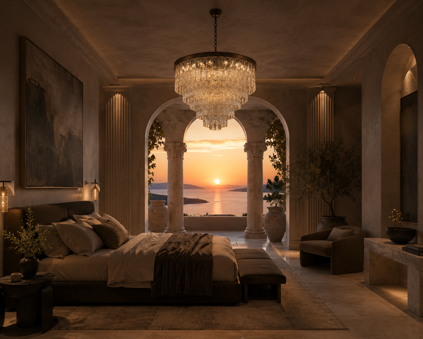 Belmont Glass Chandelier collection