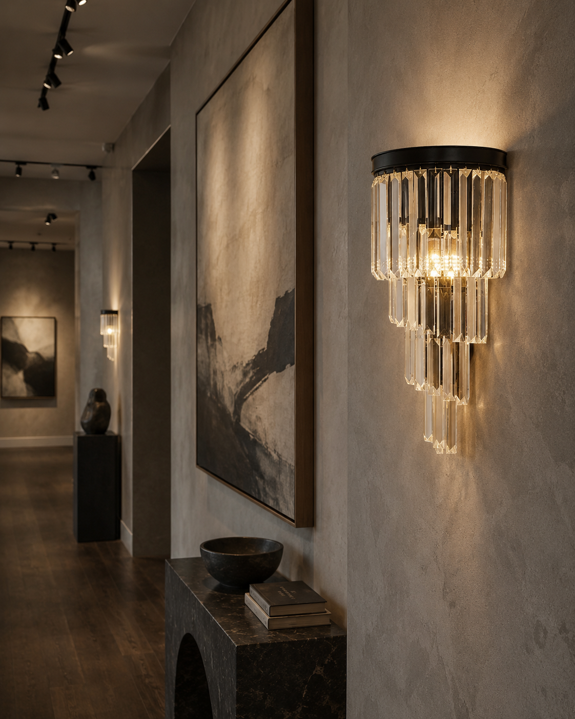 Sutherland Crystal Wall Lamp