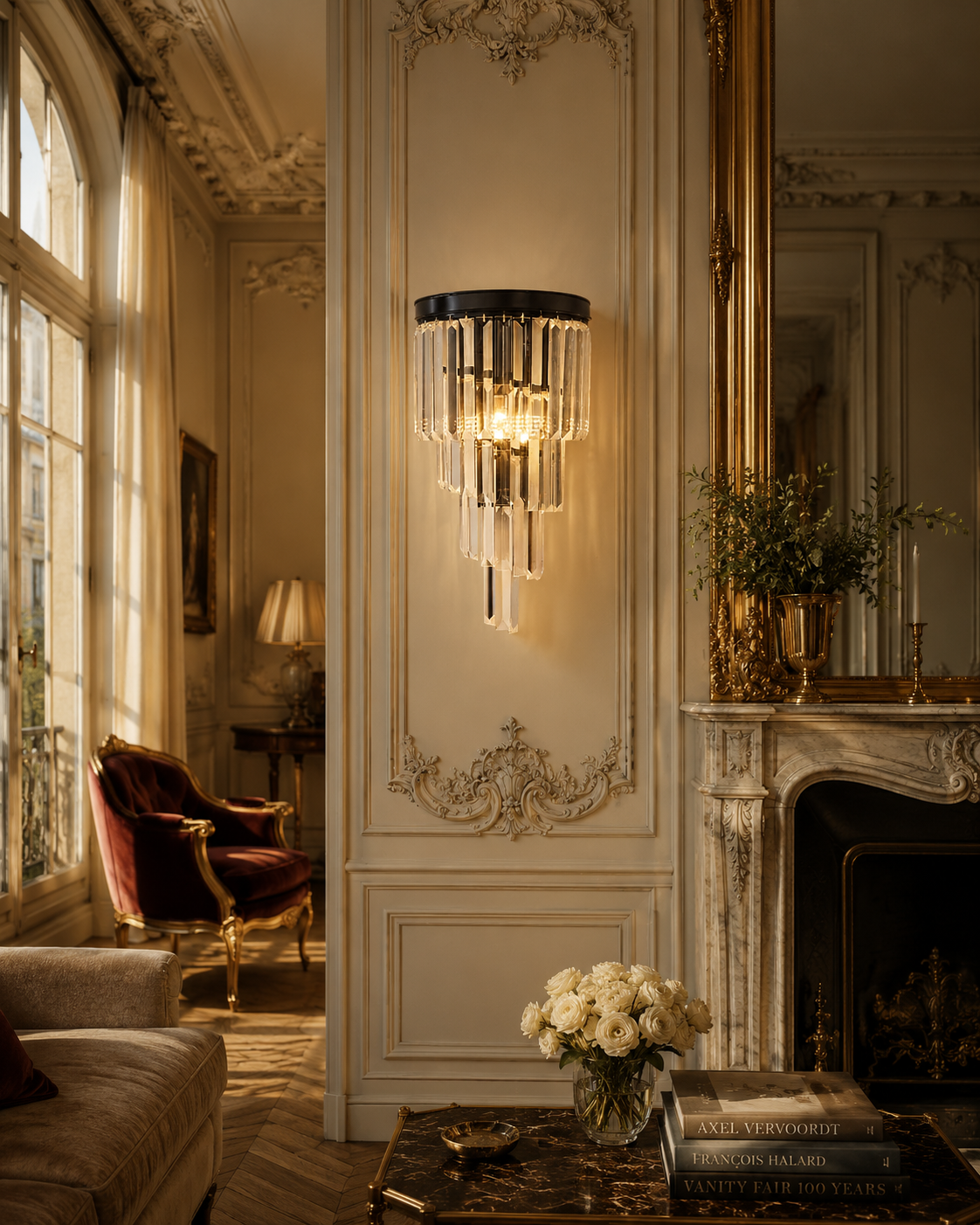 Sutherland Crystal Wall Lamp