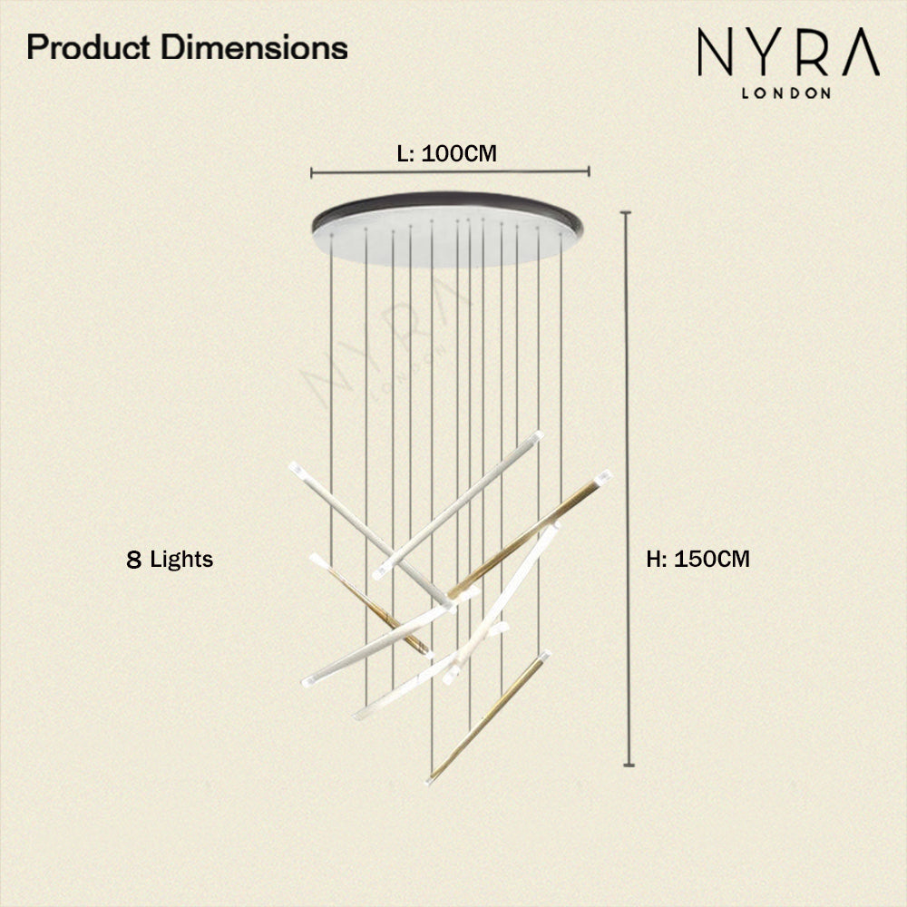Nano Tube Chandelier