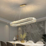 Tommy Crystal Oval Chandelier