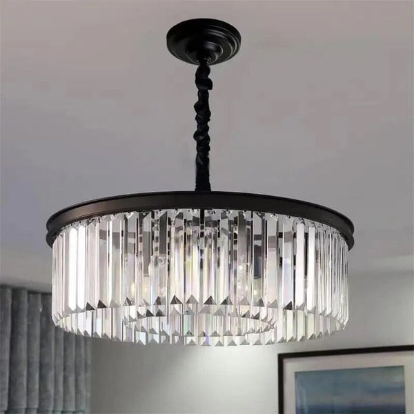 American K9 Crystal  Black Pendant Light