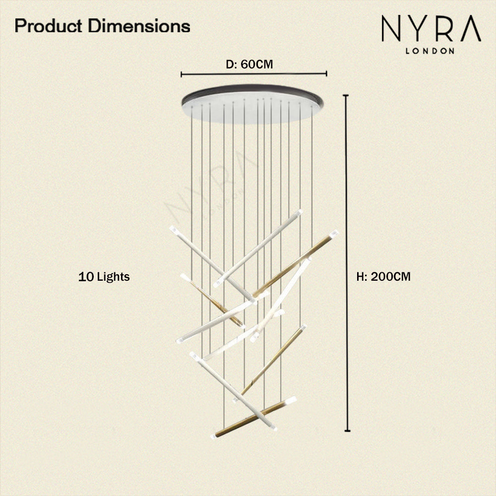Nano Tube Chandelier